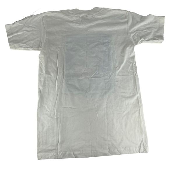 Vintage 90s Boris Karloff Frankenstein USA Monster Stamp T Shirt L/XL Youth - Picture 5 of 7